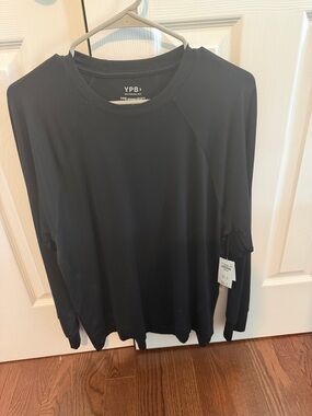 YPB Black Long Sleeve Tee
